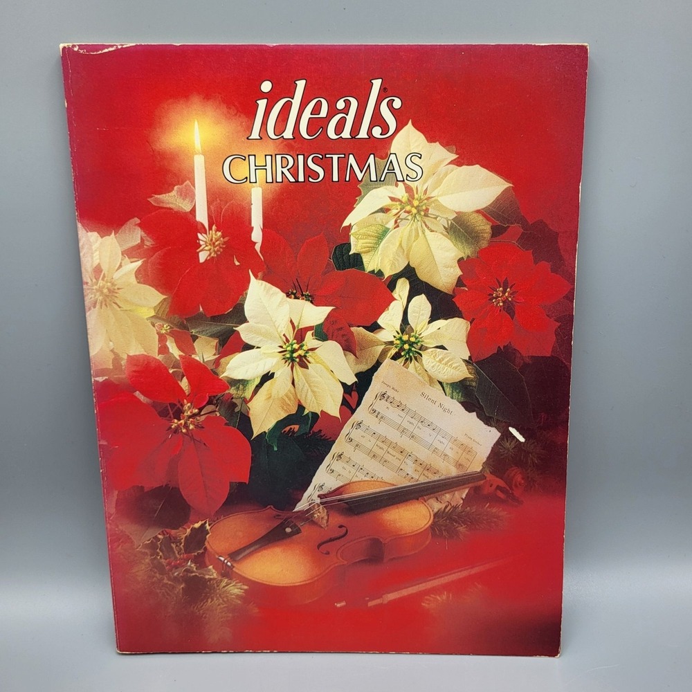 Vintage Ideals Christmas Vol 39 No 8 1982 Collectible Magazine Poinsettia Cover